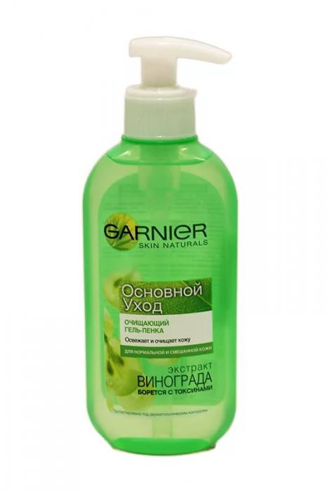 ГАРНЬЕР ОСНОВНОЙ УХОД ГЕЛЬ-ПЕНКА ДЛЯ УМЫВАНИЯ 200 мл для норм. и смешан. кожи