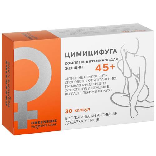 ЦИМИЦИФУГА С КОМПЛЕКСОМ ВИТАМИНОВ ДЛЯ ЖЕНЩИН 45+ капс. №60