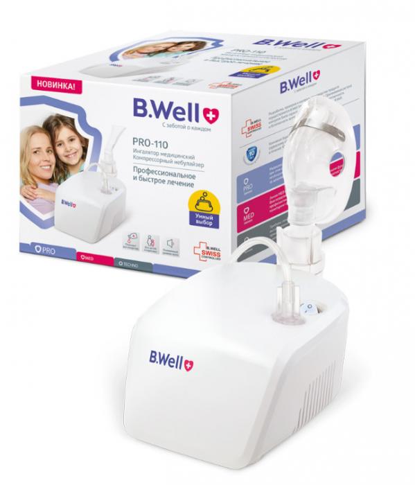 БИ ВЕЛЛ (B.WELL) ИНГАЛЯТОР КОМПРЕССОРНЫЙ PRO-110