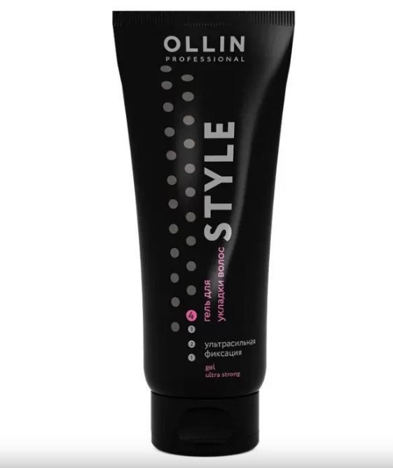 OLLIN STYLE ГЕЛЬ ДЛЯ ВОЛОС 200 мл ультра сильная фиксация