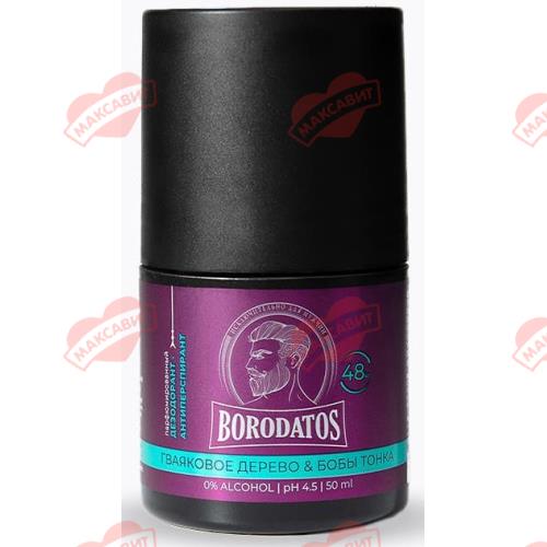 BORODATOS ДЕЗОДОРАНТ РОЛИК 50 мл гваяковое дерево/бобы тонка