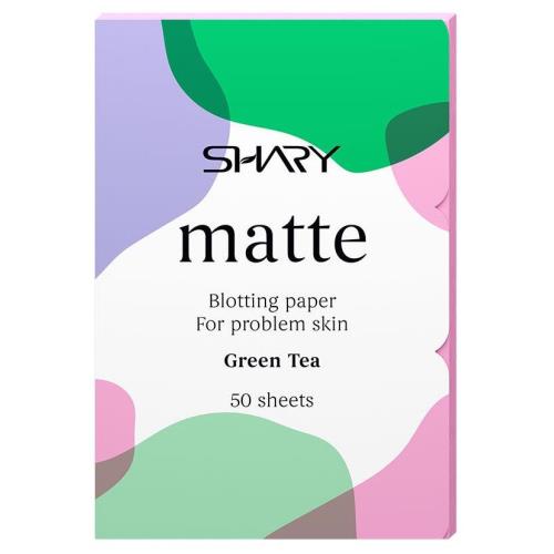 SHARY (ШЕРИ) САЛФЕТКИ МАТИРУЮЩИЕ зеленый чай №50