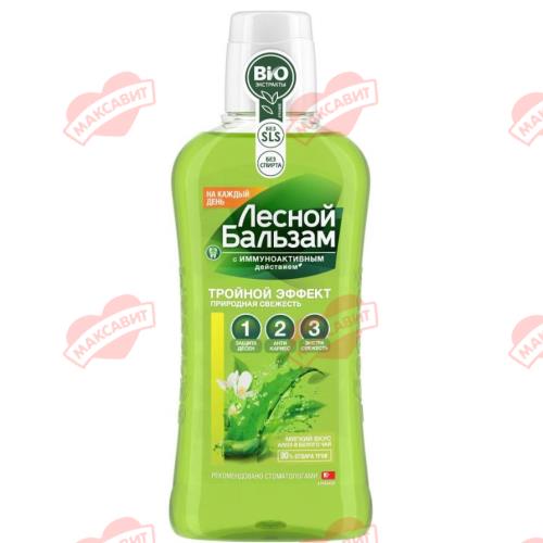 ЛЕСНОЙ БАЛЬЗАМ ОПОЛАСКИВАТЕЛЬ ДЛЯ ПОЛОСТИ РТА 800 мл природная свежесть