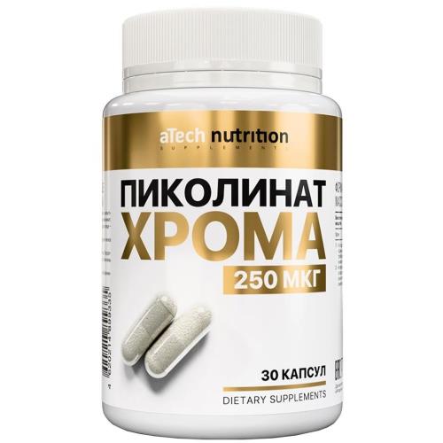 ATECH NUTRITION ПИКОЛИНАТ ХРОМА капс. №30