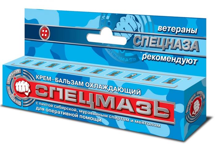 СПЕЦМАЗЬ ОХЛАЖДАЮЩИЙ крем-бальзам ментол туба 44 мл