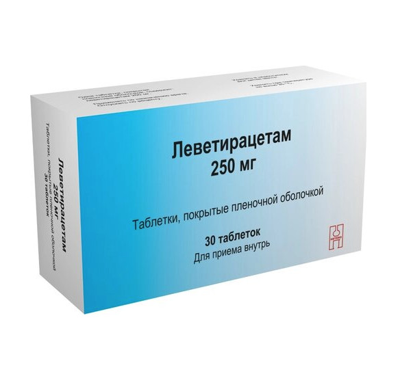 ЛЕВЕТИРАЦЕТАМ табл. п/о плен. 250 мг №30