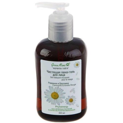 ГРИН МАМА  ГЕЛЬ-ПЕНА ДЛЯ УМЫВАНИЯ 300 мл ромашка/брусника
