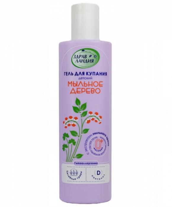 СТРАНА ЗДРАВЛАНДИЯ ГЕЛЬ ДЛЯ КУПАНИЯ ДЕТСКИЙ 250 мл мыльное дерево