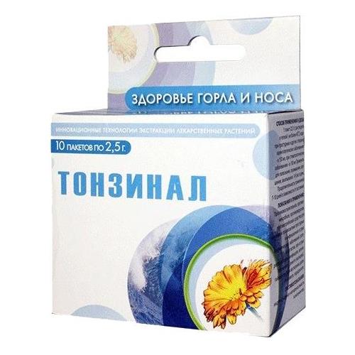 ТОНЗИНАЛ р-р для полости рта саше 2,5 г №10