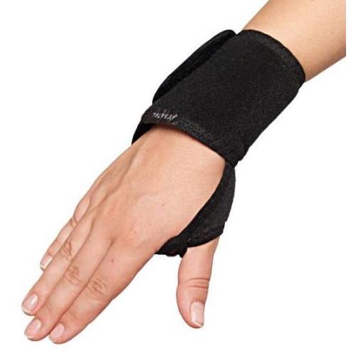 БАНДАЖ НА ЛУЧЕЗАПЯСТНЫЙ СУСТАВ КРЕЙТ F-208 черный р. универсальный