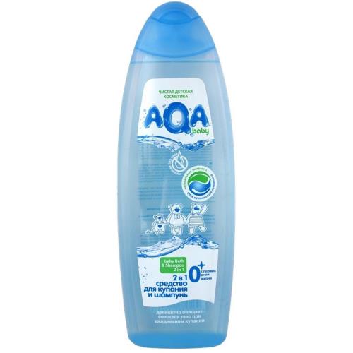 АКВА БЕБИ (AQA BABY) ДЛЯ МАЛЫША СРЕДСТВО ДЛЯ КУПАНИЯ И ШАМПУНЬ 500 мл
