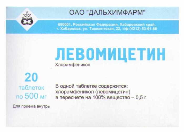 ЛЕВОМИЦЕТИН табл. 500 мг №20