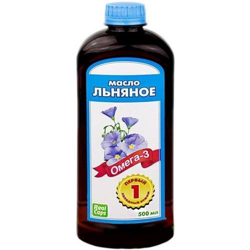 ЛЬНЯНОЕ МАСЛО РЕАЛКАПС фл. 500 мл