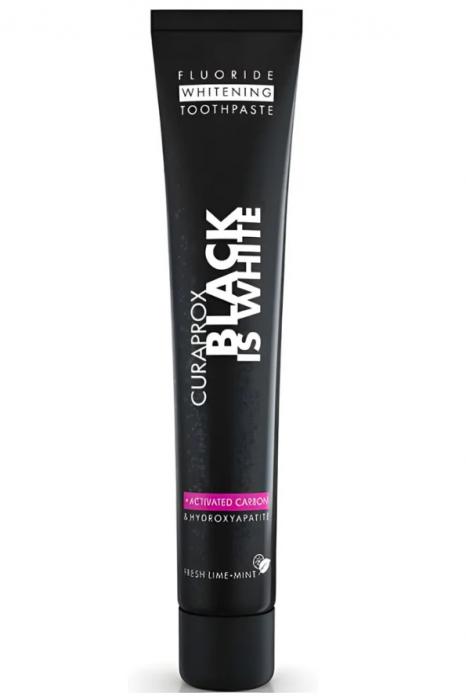 КУРАПРОКС BLACK IS WHITE ЗУБНАЯ ПАСТА 90 мл лайм