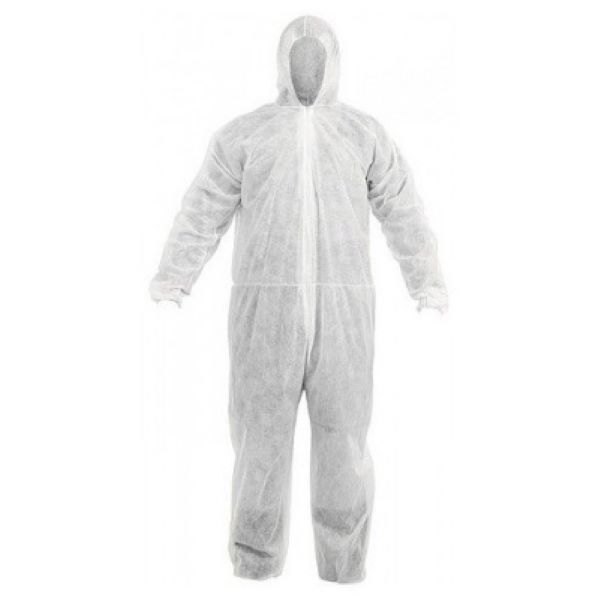 КОМБИНЕЗОН ЗАЩИТНЫЙ ОДНОРАЗОВЫЙ р.XL
