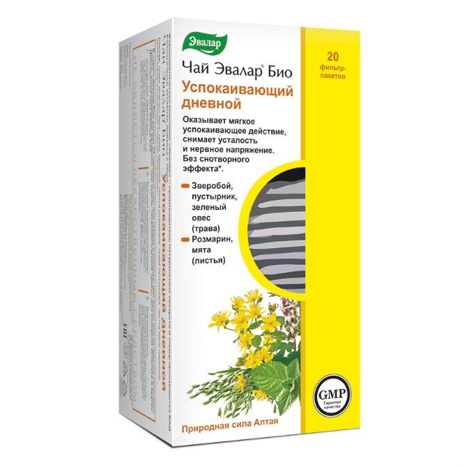 ЧАЙ БИО ЭВАЛАР УСПОКАИВАЮЩИЙ ДНЕВНОЙ ф/п №20