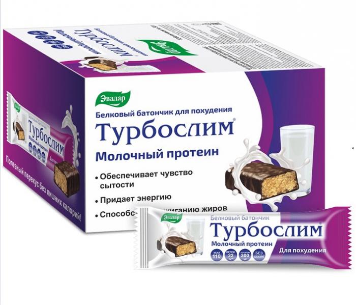 ТУРБОСЛИМ ДЛЯ ПОХУДЕНИЯ ЭВАЛАР батончик 50 гр №12