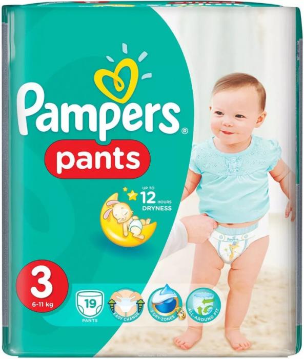ПАМПЕРС ТРУСИКИ ДЕТСКИЕ PANTS 6-11 кг №19