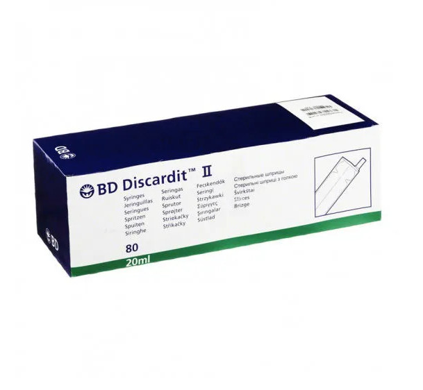 ШПРИЦ ИМПОРТНЫЙ 20 мл №80