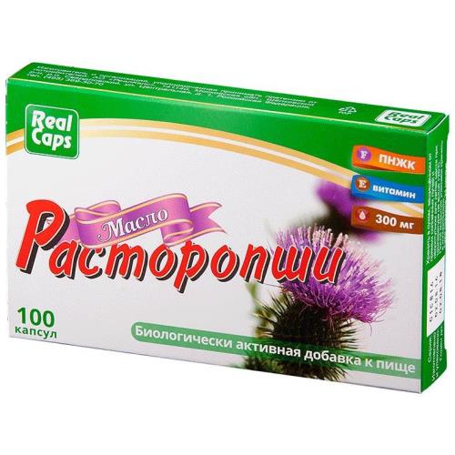 РАСТОРОПША МАСЛО РЕАЛКАПС капс. 300 мг №100