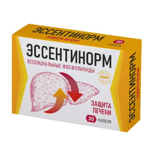 ЭССЕНТИНОРМ ЭССЕНЦИАЛЬНЫЕ ФОСФОЛИПИДЫ капс. №30