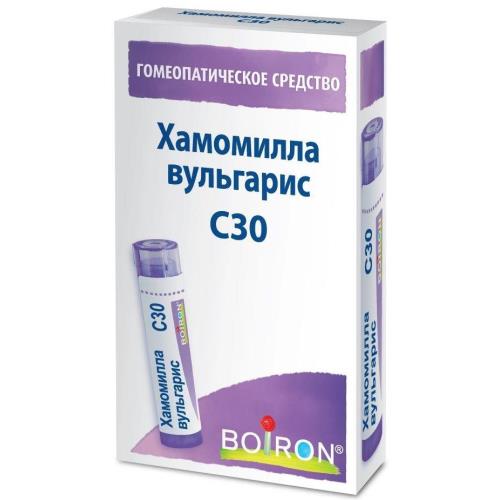 ХАМОМИЛЛА ВУЛЬГАРИС C30 гранулы гомеопатич. 4 гр