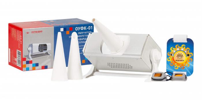 СОЛНЫШКО ОБЛУЧАТЕЛЬ БАКТЕРИЦИДНЫЙ ОУФК-01