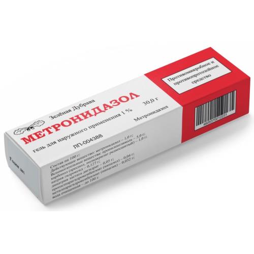 МЕТРОНИДАЗОЛ гель 1% туба 30 гр