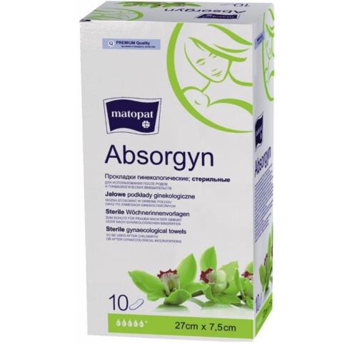 МАТОПАТ ПРОКЛАДКИ П/РОДОВЫЕ нестерильные 27х 7,5 см №10