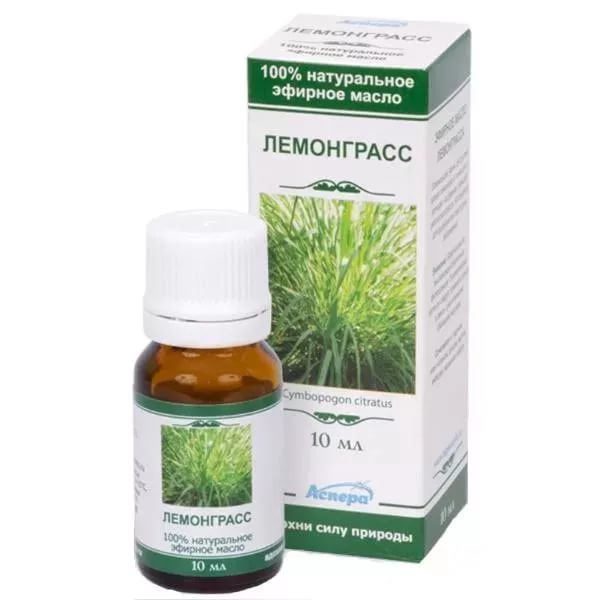 МАСЛО ЭФИРНОЕ ЛЕМОНГРАСС АСПЕРА 10 мл