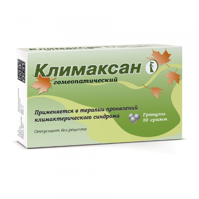 КЛИМАКСАН гранулы гомеопатич. пак. 10 гр