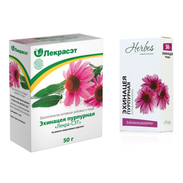 ФИТОЧАЙ ЭХИНАЦЕЯ ПУРПУРНАЯ ТРАВА 50 гр