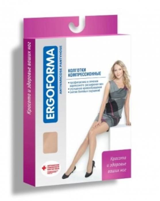 КОЛГОТКИ КОМПРЕССИОННЫЕ АТЛЕТИКА телесный 2 класс компр. р.3