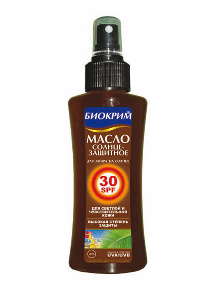 БИОКРИМ МАСЛО СОЛНЦЕЗАЩИТНОЕ 150 мл SPF30