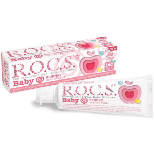 РОКС БЕБИ ЗУБНАЯ ПАСТА ДЕТСКАЯ 45 гр яблоко