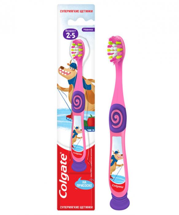 КОЛГЕЙТ ЗУБНАЯ ЩЕТКА ДЕТСКАЯ от 2 до 5 лет