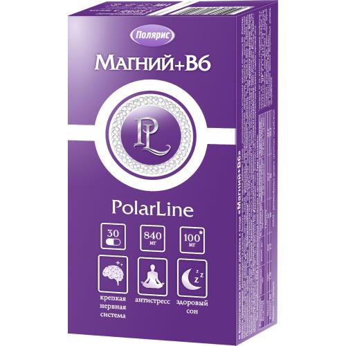 POLARLINE МАГНИЙ + ВИТАМИН В6 капс. №30