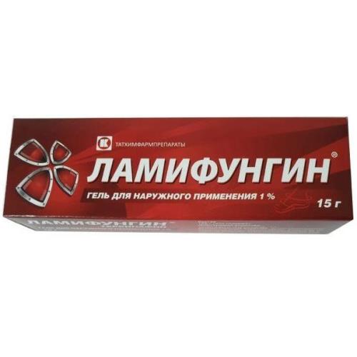 ЛАМИФУНГИН гель 1% 15 гр