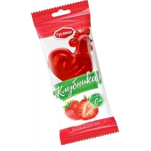 ПЕТУШОК КАРАМЕЛЬ С ВИТАМИНОМ С клубника 17 гр