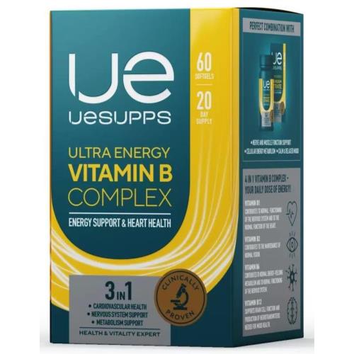 UESUPPS УЛЬТРА ЭНЕРДЖИ ВИТАМИН В КОМПЛЕКС капс. №60