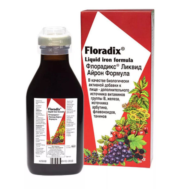 ФЛОРАДИКС ЛИКВИД АЙРОН р-р внутр. фл. 250 мл