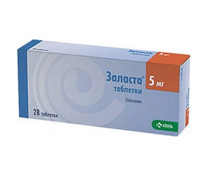 ЗАЛАСТА табл. 5 мг №28