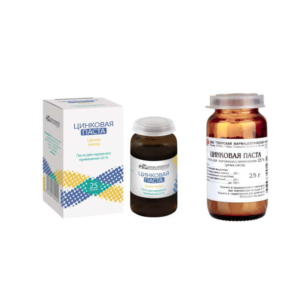 ЦИНКОВАЯ ПАСТА фл. 25 гр