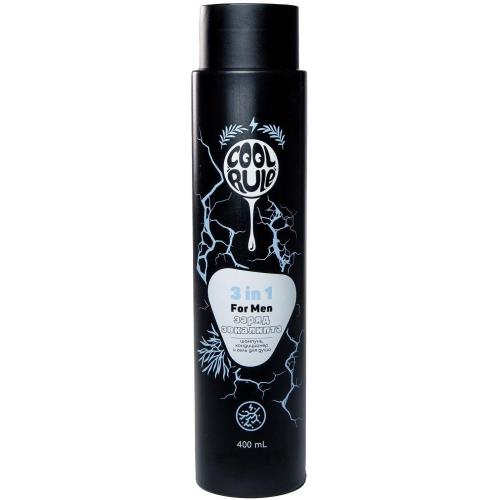 COOL RULE (КУЛ РУЛ) ШАМПУНЬ-КОНДИЦИОНЕР-ГЕЛЬ ДЛЯ ДУША 400 мл заряд эвкалипта