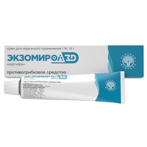 ЭКЗОМИРОЛ ЗД крем 1% туба 15 гр