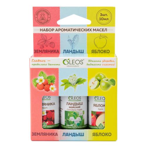 МАСЛО ЭФИРНОЕ НАБОР ОЛЕОС 10 мл пихта/чайное дерево/эвкалипт №3