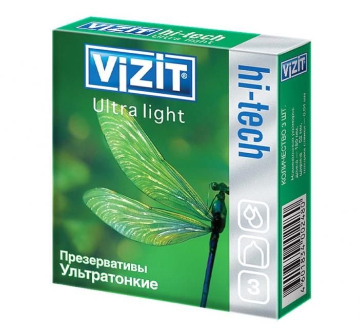 ПРЕЗЕРВАТИВЫ ВИЗИТ ультратонкие №3