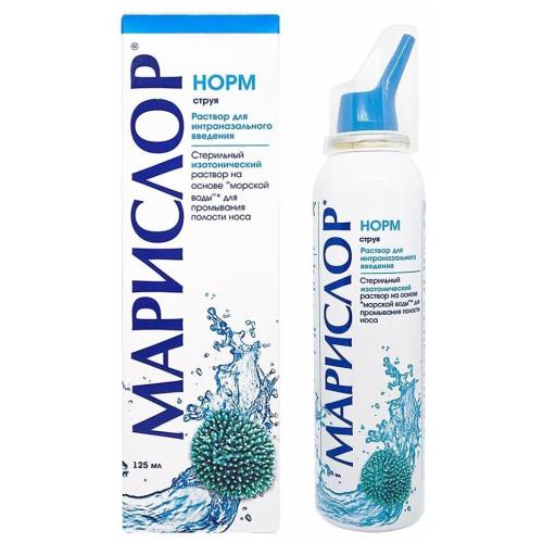 МАРИСЛОР НОРМ СТРУЯ аэр. назал. фл. 125 мл
