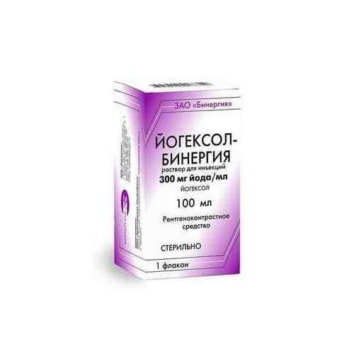 ЙОГЕКСОЛ БИНЕРГИЯ р-р д/инъекц. 300 мг йода/мл фл. 100 мл