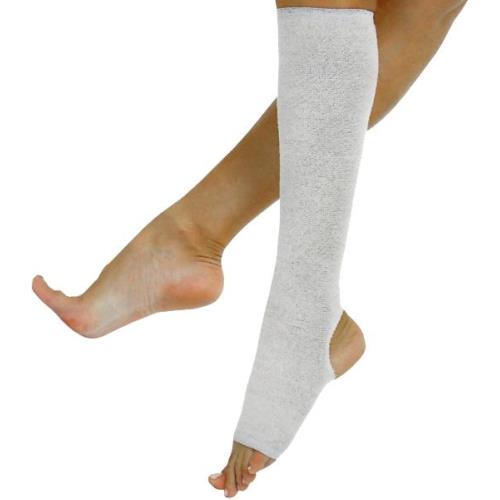 ЧУЛОК КОМПРЕССИОННЫЙ ДО КОЛЕНА КРУГЛОВЯЗАНЫЙ бежевый 3 класс компр. р.4